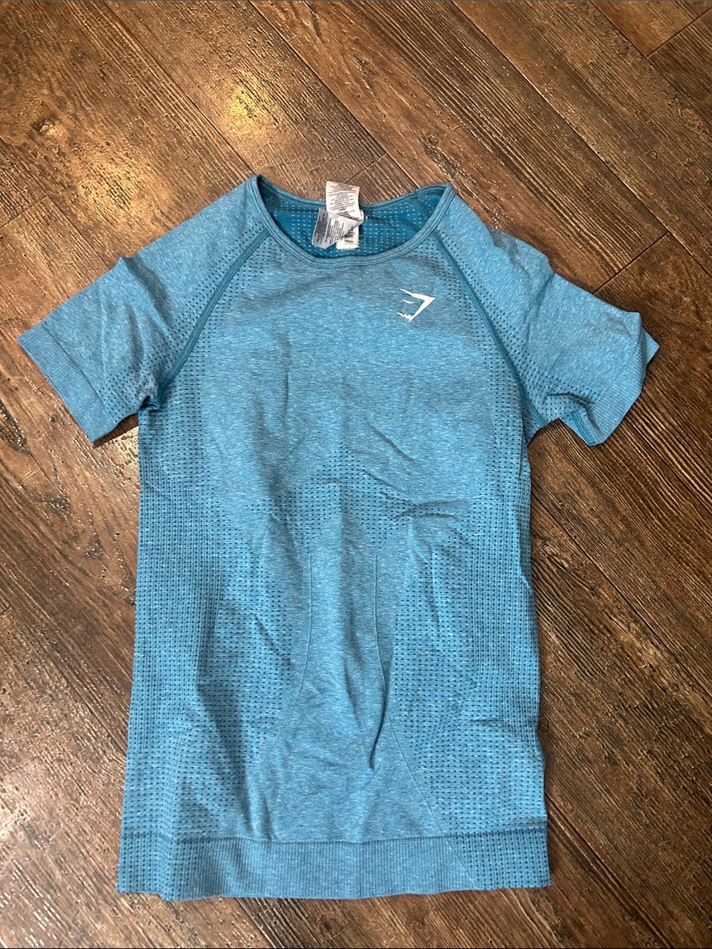 Gymshark Blue Seamless Performance Tee